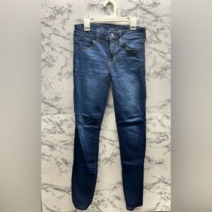 American Eagle Outfitters Blue Skinny Jeans Versatile Style